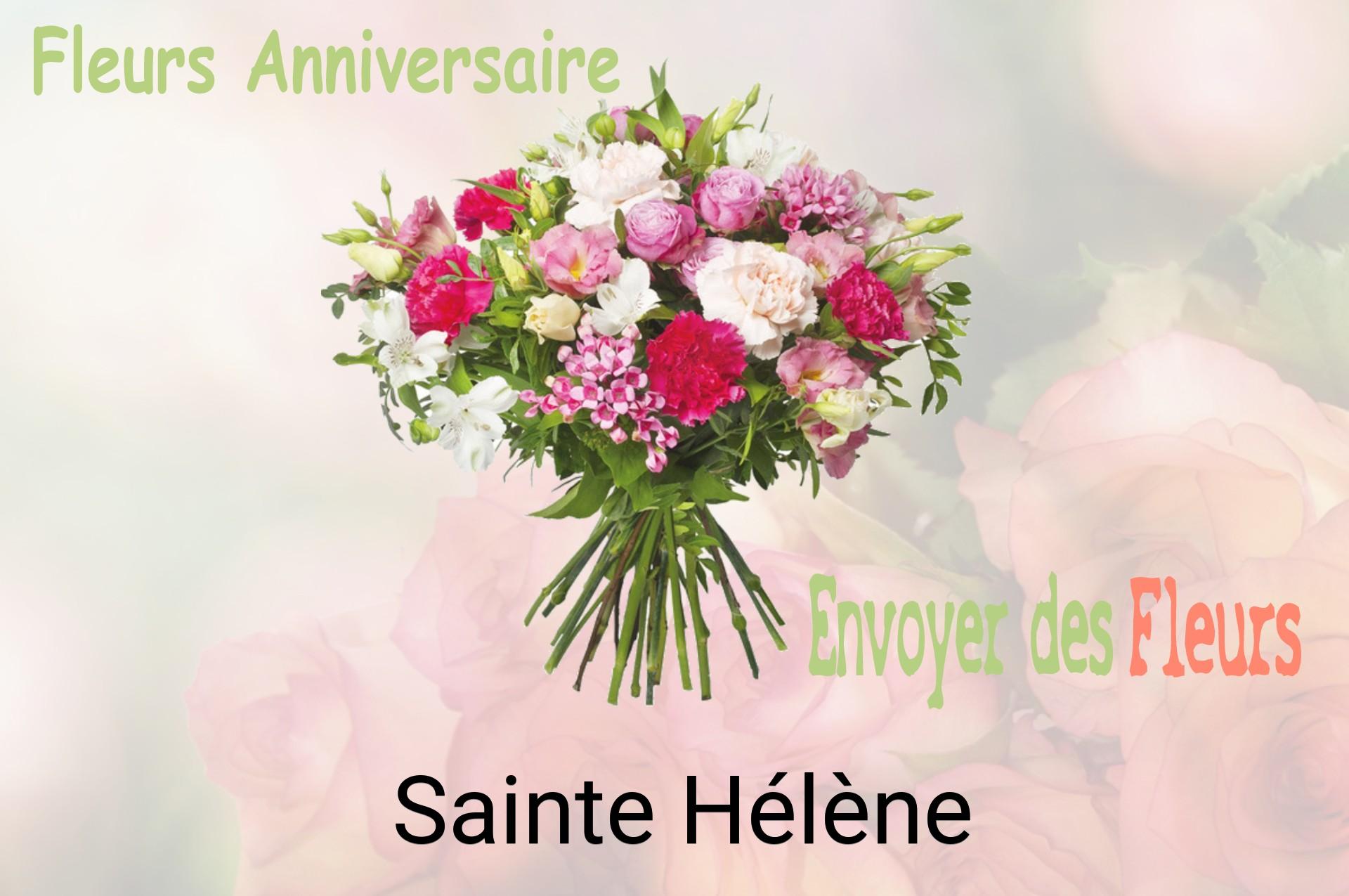 Bouquet de fleurs d’anniversaire livré à Sainte-Hélène