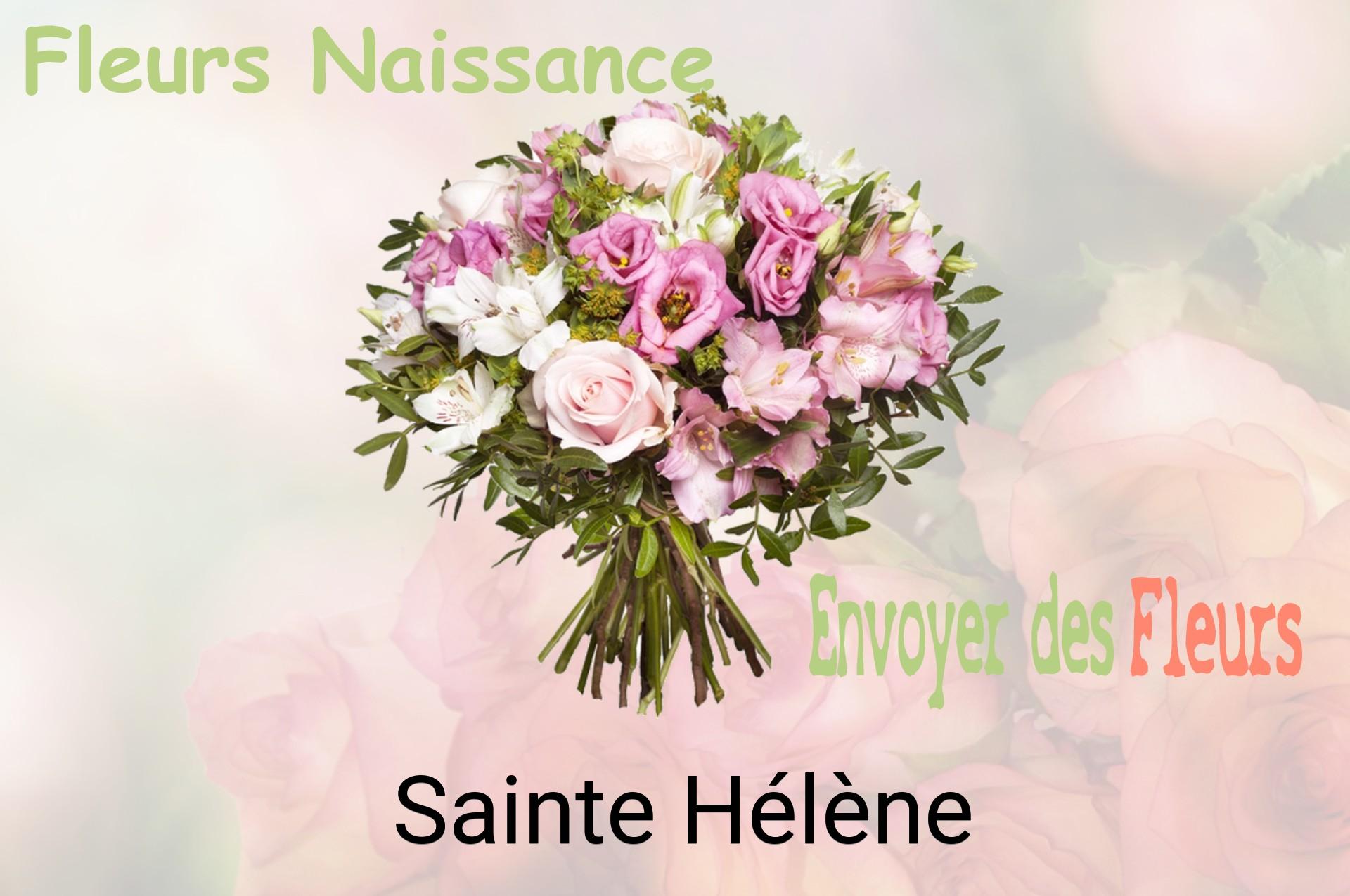 Bouquet de fleurs de naissance livré à Sainte-Hélène